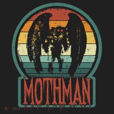 Moth Point Pleasant Retro Vintage Cryptid Cute Gift Women's Cooling Performance Crew T-Shirt