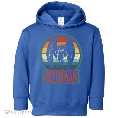 Moth Point Pleasant Retro Vintage Cryptid Cute Gift Toddler Hoodie