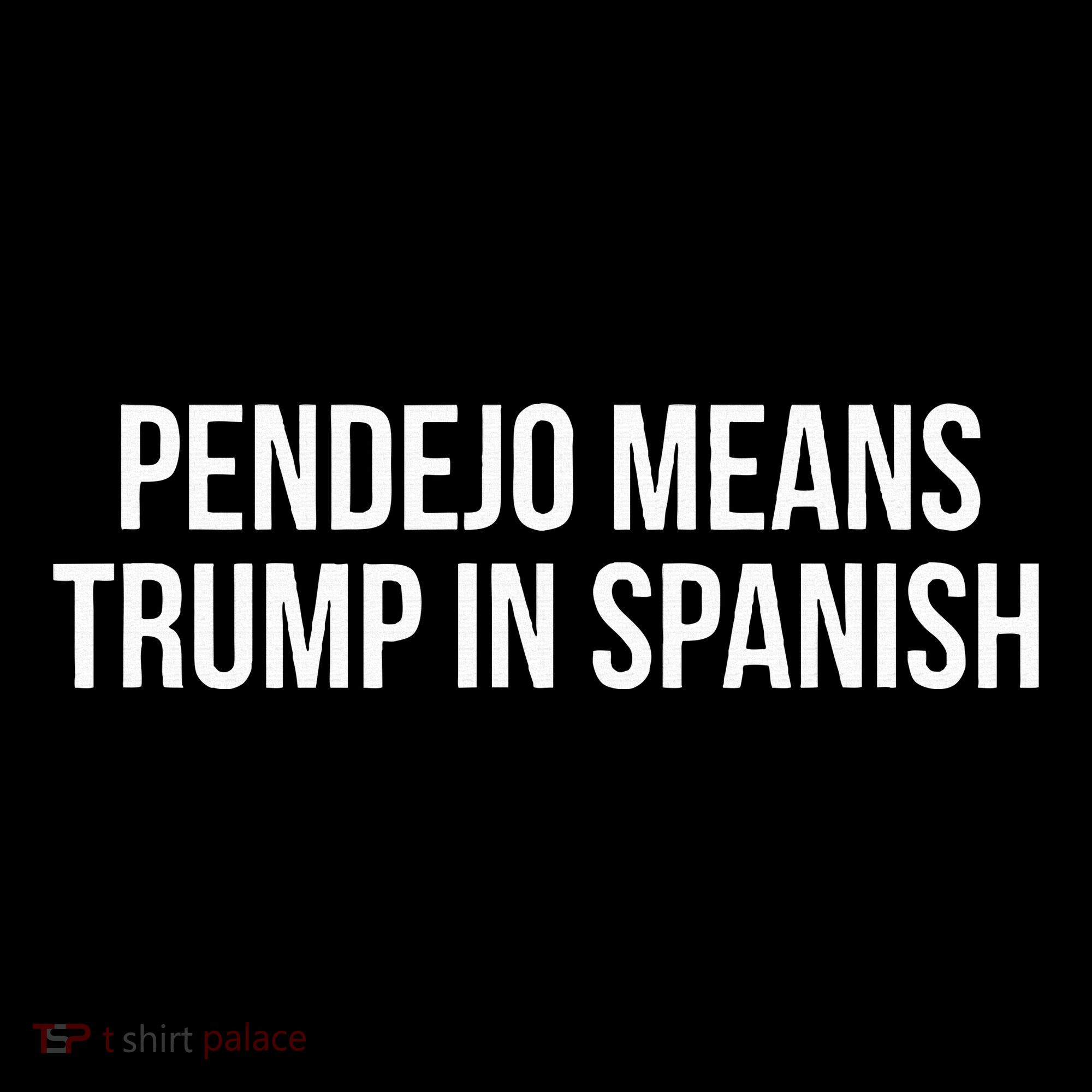 Mexican Protest Pendejo Means Trump In Spanish Women's Hoodie