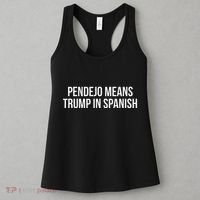 Mexican Protest Pendejo Means Trump In Spanish Women's Tank Top thumb 3