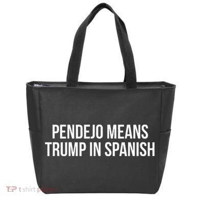 Mexican Protest Pendejo Means Trump In Spanish Tote Bag