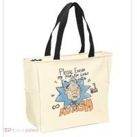 Marcus Pork Please Excuse My Poor Eye Contact IM Infected With Autism Tote Bag thumb 2