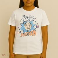 Marcus Pork Please Excuse My Poor Eye Contact IM Infected With Autism T-Shirt thumb 4