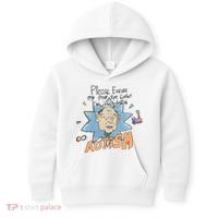 Marcus Pork Please Excuse My Poor Eye Contact IM Infected With Autism Kids Hoodie thumb 0