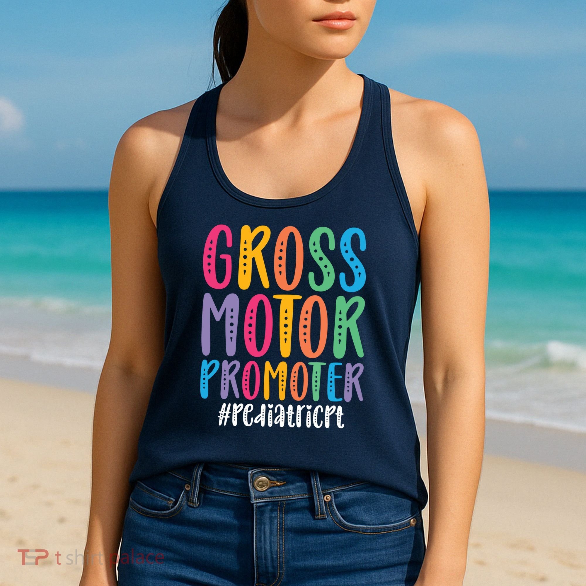 Motor Promoter Pediatric PT Pediatric Physical Therapy Women's Tank Top