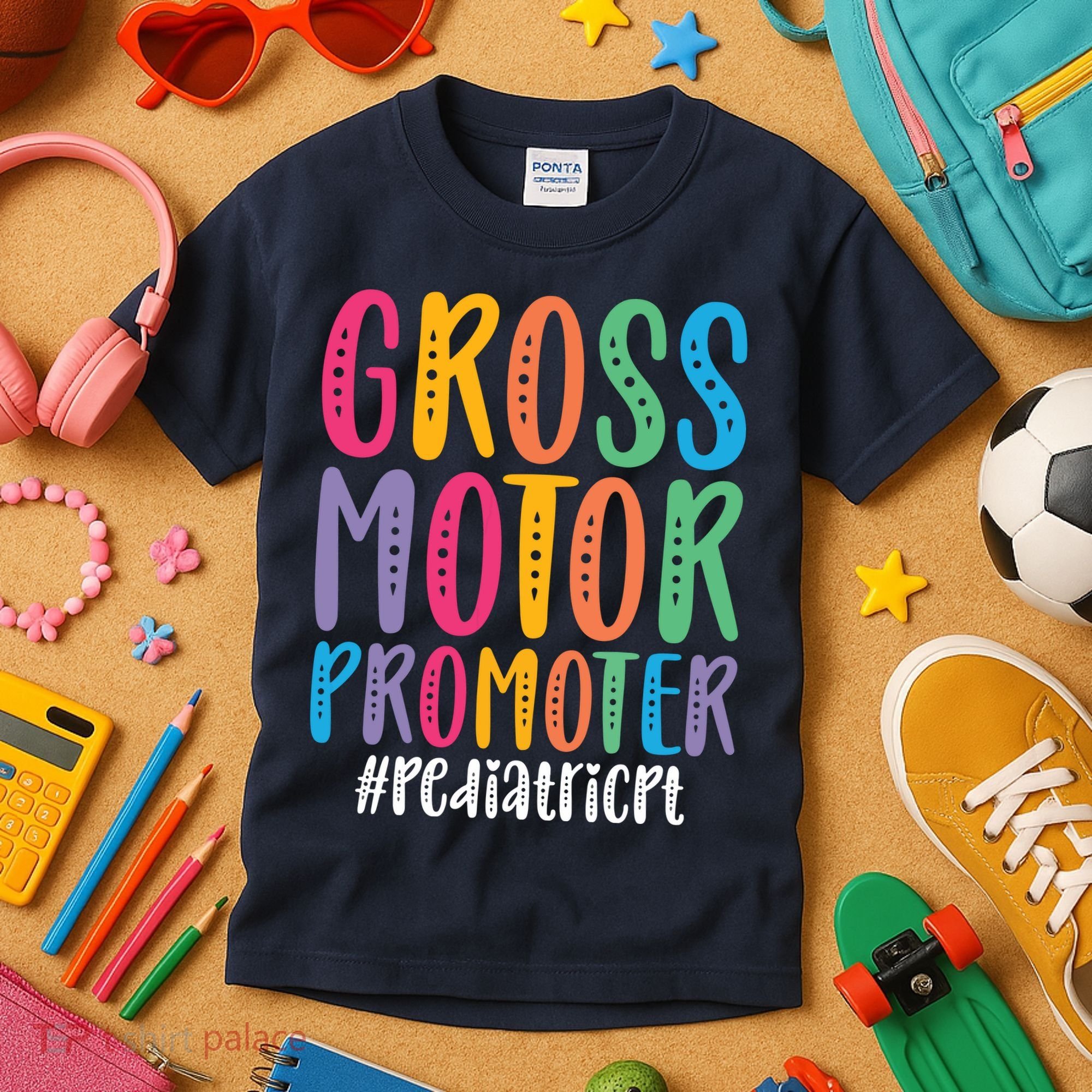 Motor Promoter Pediatric PT Pediatric Physical Therapy Kids T-Shirt