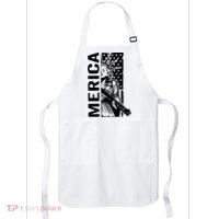 Merica Patriotic Pro Gun USA Liberty Lady 4th Of July Gun Apron thumb 0