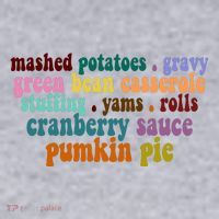Mashed Potatoes Pumpkin Pie Holiday Food Lover Women's Sweatshirt thumb 2
