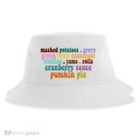 Mashed Potatoes Pumpkin Pie Holiday Food Lover Sustainable Bucket Hat thumb 0
