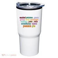 Mashed Potatoes Pumpkin Pie Holiday Food Lover Tumbler thumb 0