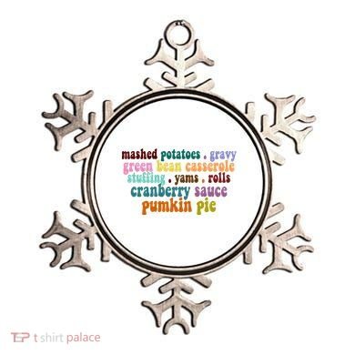 Mashed Potatoes Pumpkin Pie Holiday Food Lover Ornament