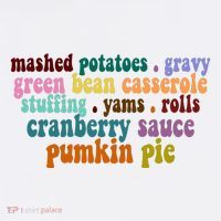 Mashed Potatoes Pumpkin Pie Holiday Food Lover Ornament thumb 1
