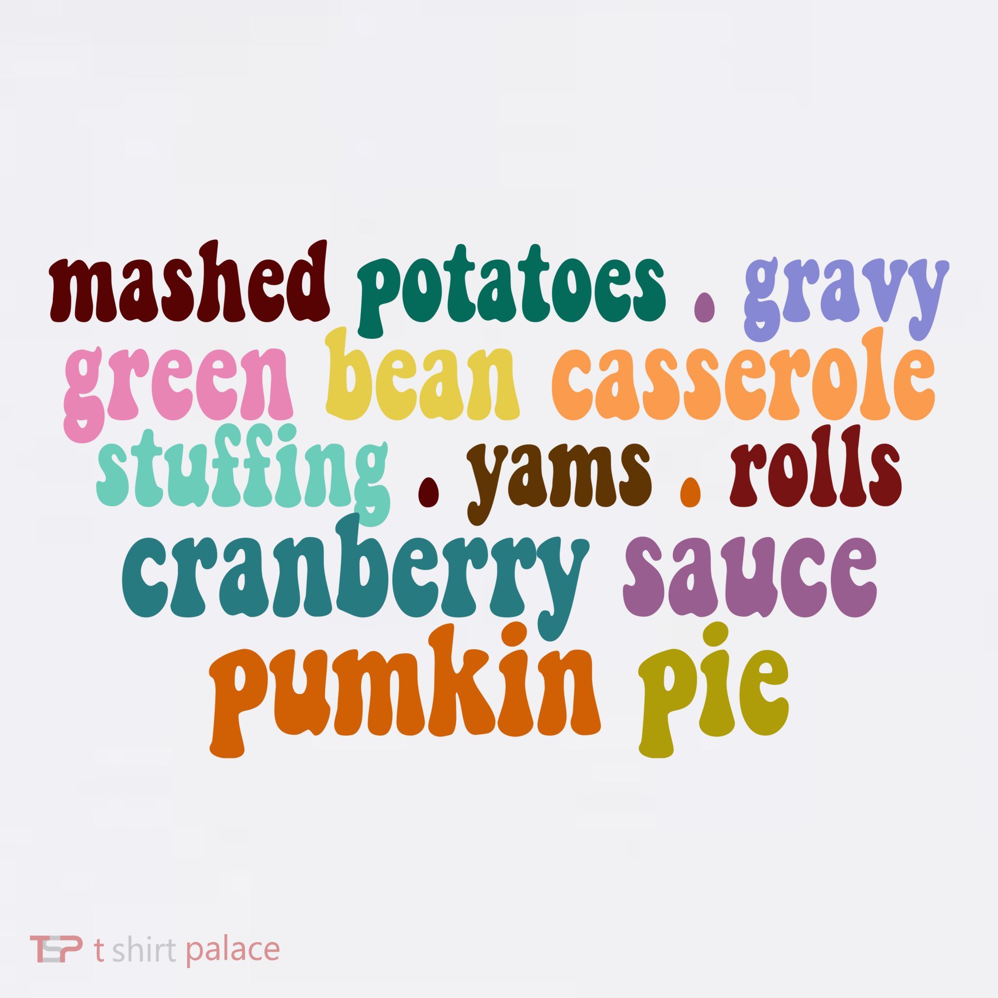 Mashed Potatoes Pumpkin Pie Holiday Food Lover Ornament