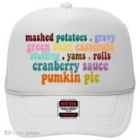 Mashed Potatoes Pumpkin Pie Holiday Food Lover Hat thumb 0