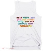 Mashed Potatoes Pumpkin Pie Holiday Food Lover Tank Top thumb 0