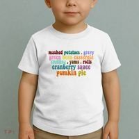 Mashed Potatoes Pumpkin Pie Holiday Food Lover Toddler T-Shirt thumb 2