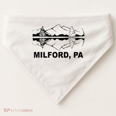 Milford PA Pennsylvania USA-Made Doggie Bandana