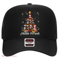 Merry Pitmas Pitbull Dog Ugly Christmas Sweater Tree Dogs Cute Gift Hat thumb 0