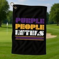 Minnesota Purple People Eaters Golf Towel thumb 1