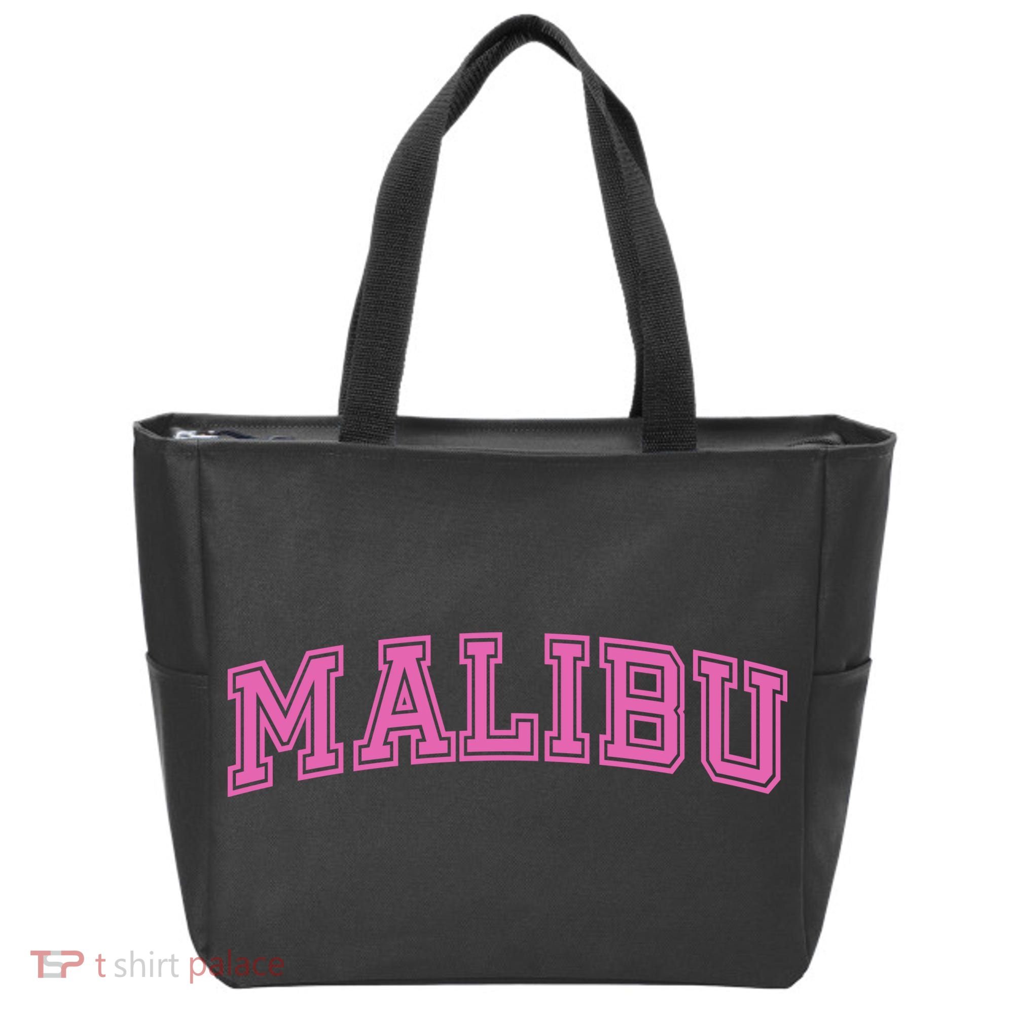 Malibu Pink Retro Tote Bag