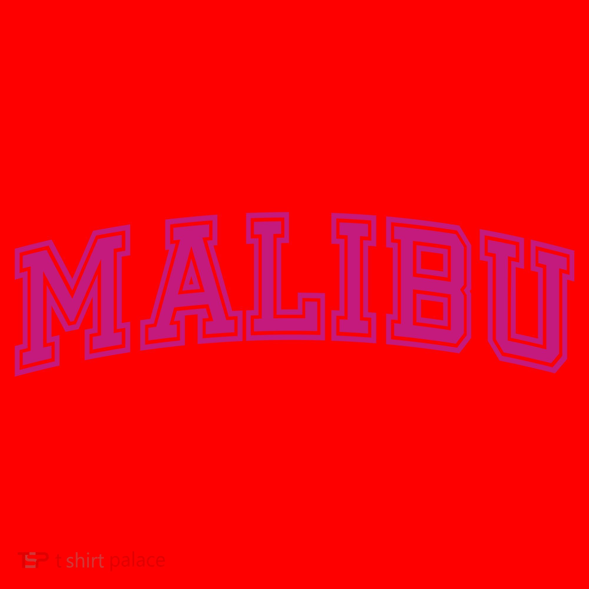 Malibu Pink Retro Santa Hat