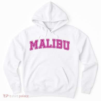 Malibu Pink Retro Hoodie