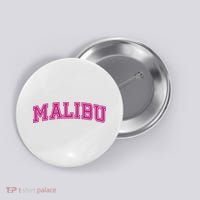 Malibu Pink Retro Button thumb 0