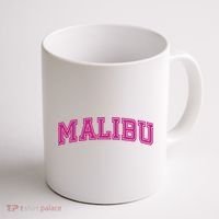 Malibu Pink Retro Coffee Mug thumb 1