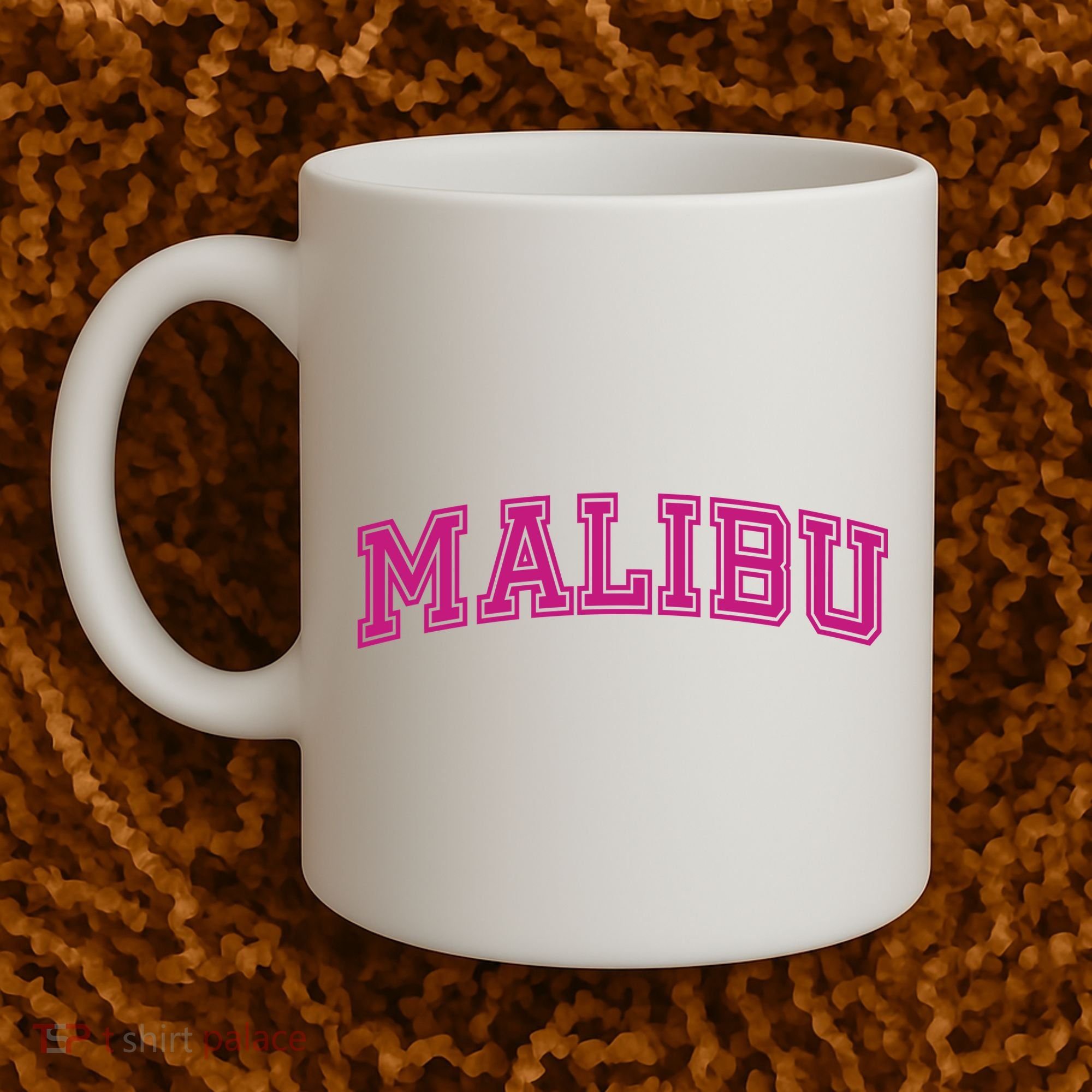 Malibu Pink Retro Coffee Mug