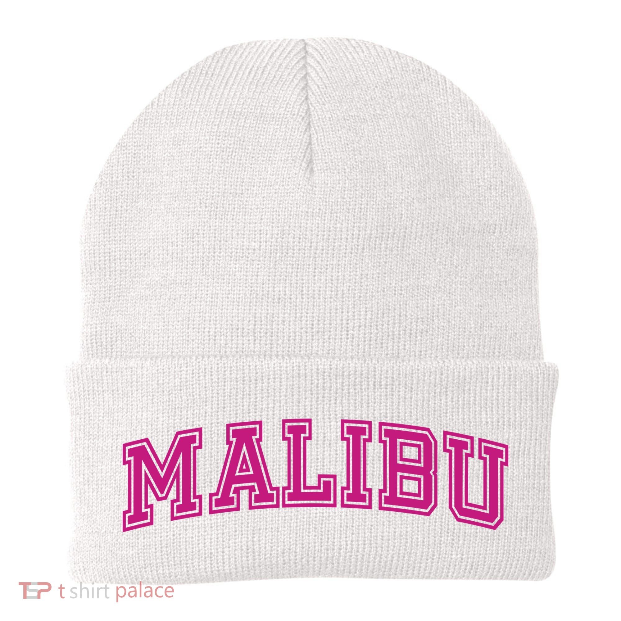 Malibu Pink Retro Beanie