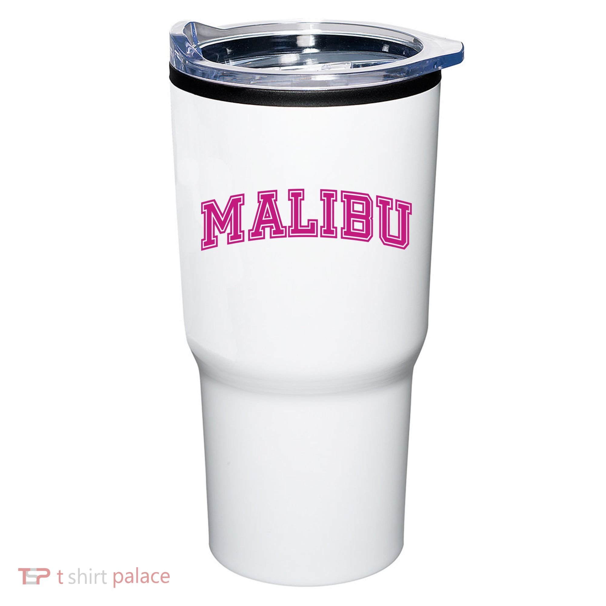 Malibu Pink Retro Tumbler