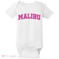 Malibu Pink Retro Baby Bodysuit thumb 0
