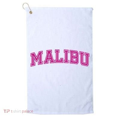 Malibu Pink Retro Golf Towel