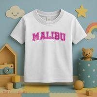 Malibu Pink Retro Toddler T-Shirt thumb 3