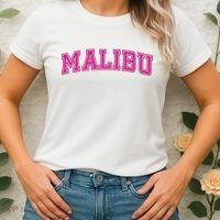 Malibu Pink Retro Women's T-Shirt thumb 2