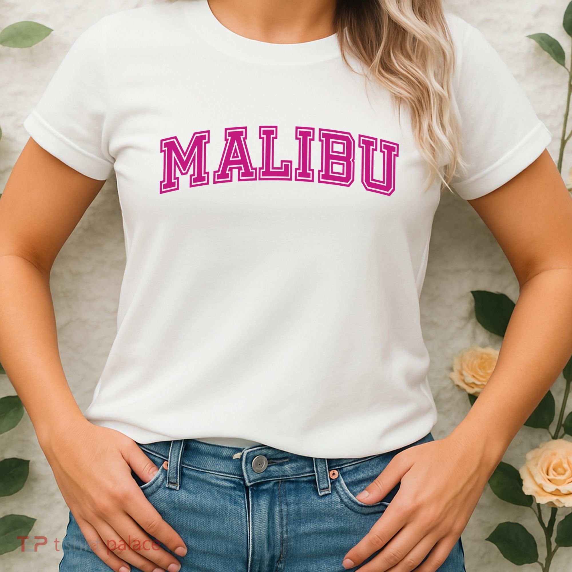 Malibu Pink Retro Women's T-Shirt