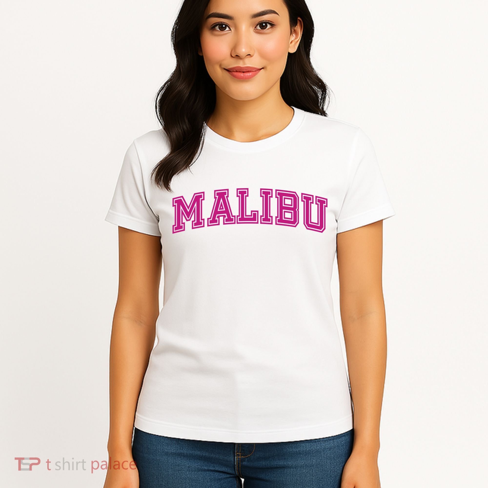 Malibu Pink Retro Women's T-Shirt