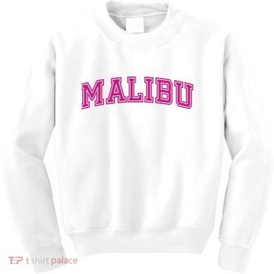 Malibu Pink Retro Kids Sweatshirt