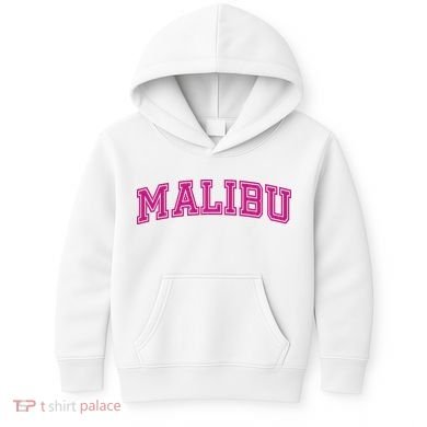 Malibu Pink Retro Kids Hoodie
