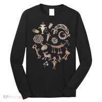 Multiple Petroglyphs! Rock Carvings. Long Sleeve Shirt thumb 0