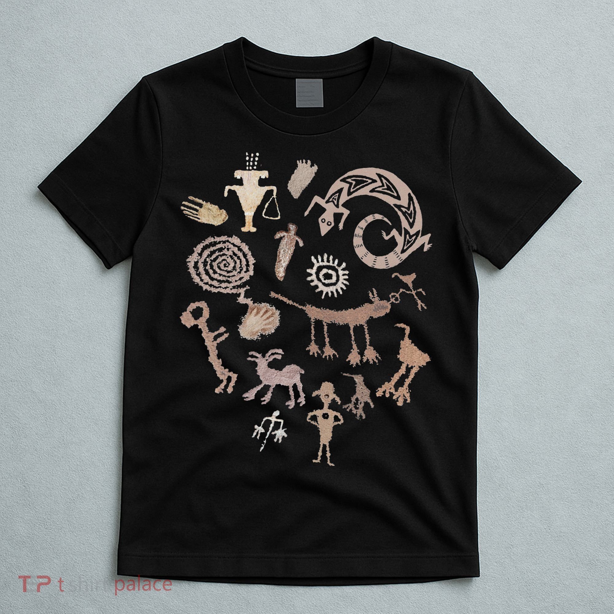 Multiple Petroglyphs! Rock Carvings. T-Shirt