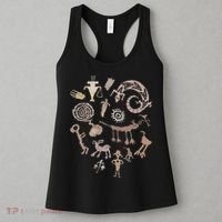 Multiple Petroglyphs! Rock Carvings. Women's Tank Top thumb 3