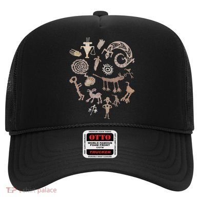 Multiple Petroglyphs! Rock Carvings. Hat