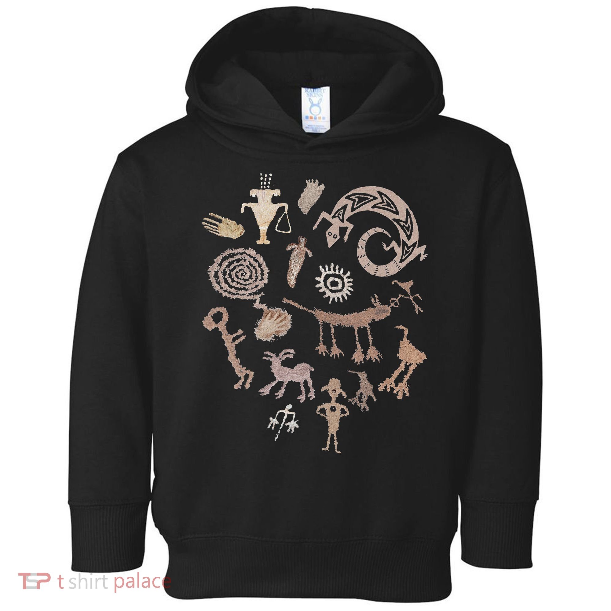 Multiple Petroglyphs! Rock Carvings. Toddler Hoodie
