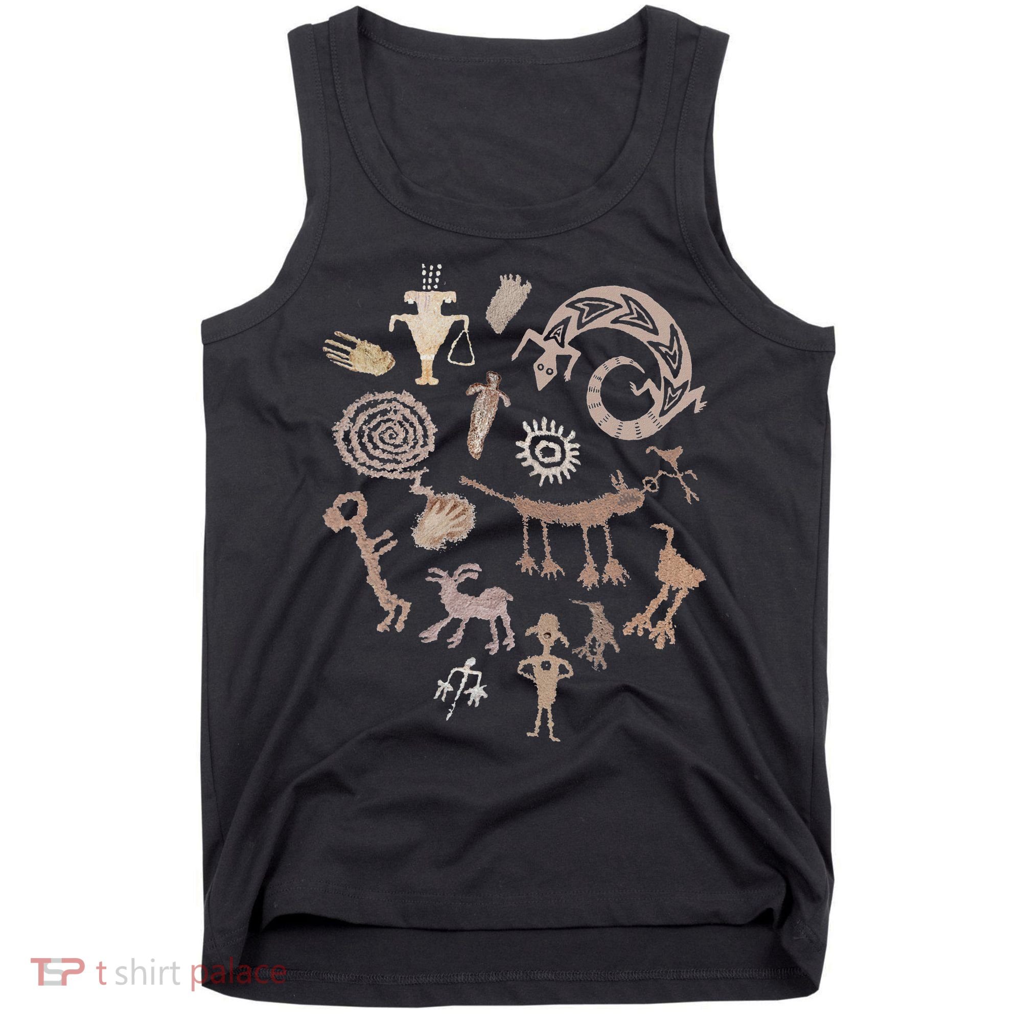 Multiple Petroglyphs! Rock Carvings. Tank Top