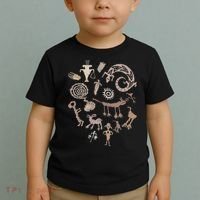 Multiple Petroglyphs! Rock Carvings. Toddler T-Shirt thumb 2