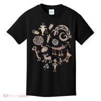 Multiple Petroglyphs! Rock Carvings. Kids T-Shirt thumb 0