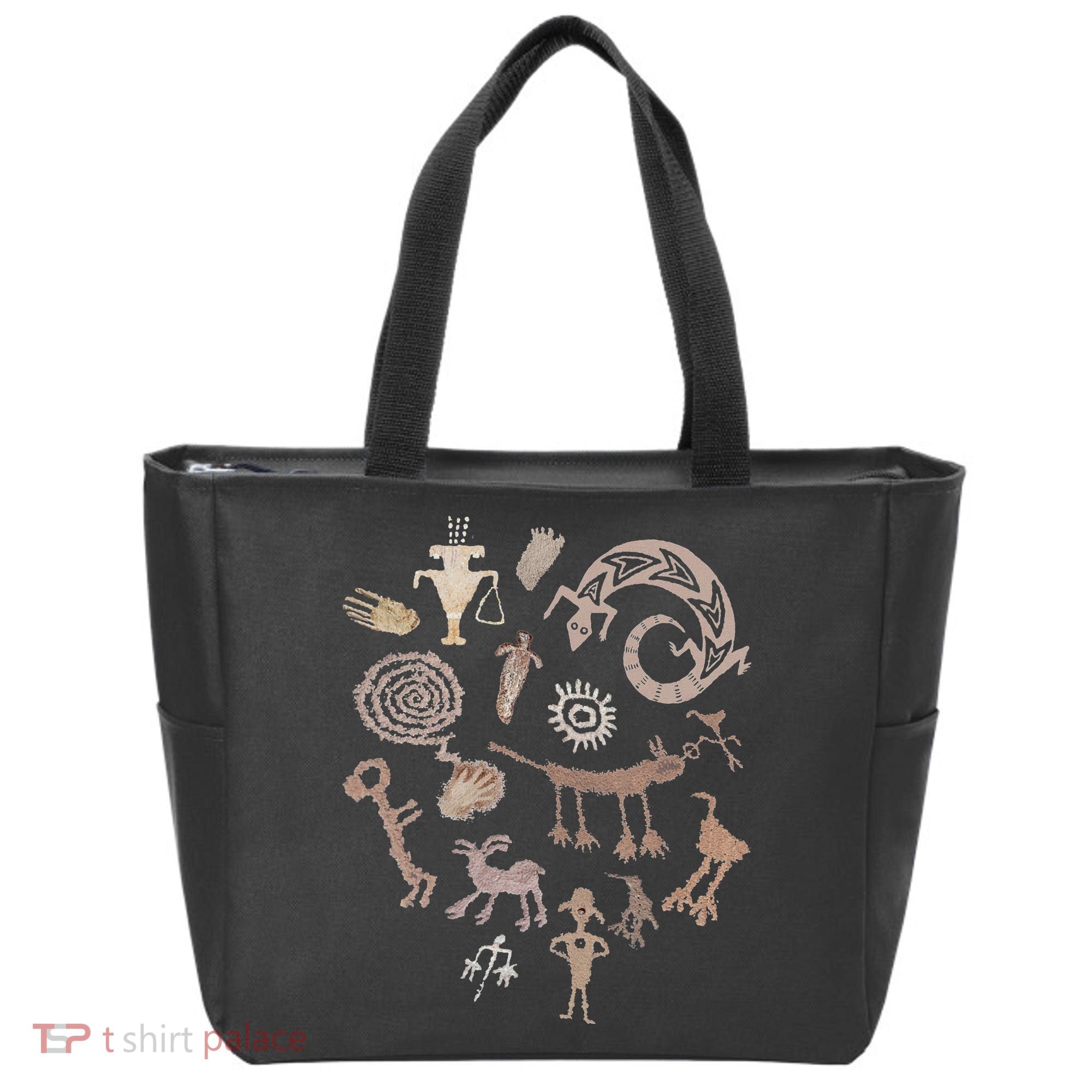 Multiple Petroglyphs! Rock Carvings. Tote Bag