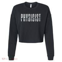 Medical Physicist Radiation Physic Health Physicist Gift Cropped Pullover Crew thumb 0