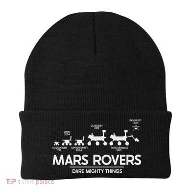 Mars Perseverance Rover Dare Mighty Things Landing Timeline Beanie